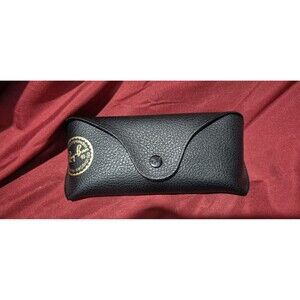 Ray-Ban Leather Case  B00R6X36GE Black Protective For Glasses Sunglasses EUC